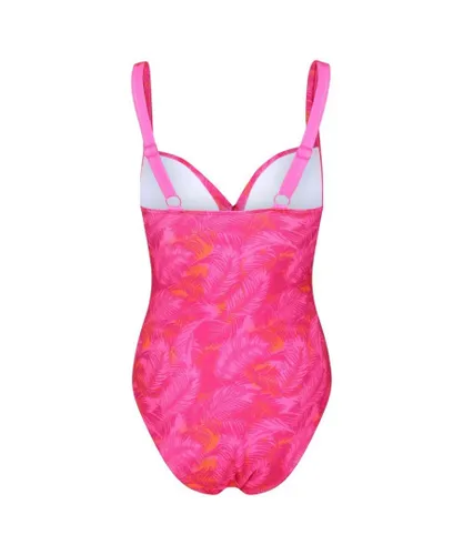 Regatta Womens/Ladies Sakari Swimming Costume (Pink Fusion)