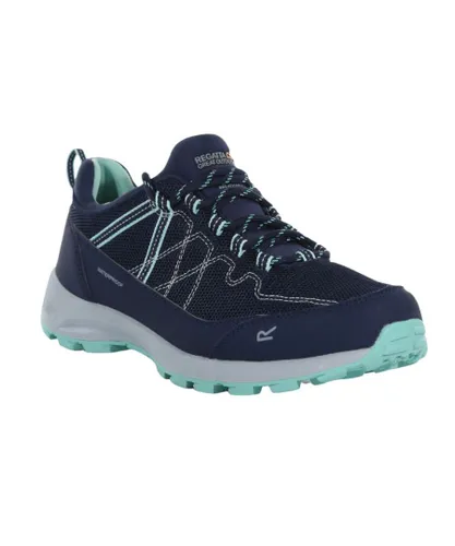 Regatta Womens/Ladies Samaris Lite Walking Shoes (Navy/Ocean Wave) - Navy/Blue