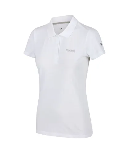 Regatta Womens/Ladies Sinton Polo Shirt (White) Cotton