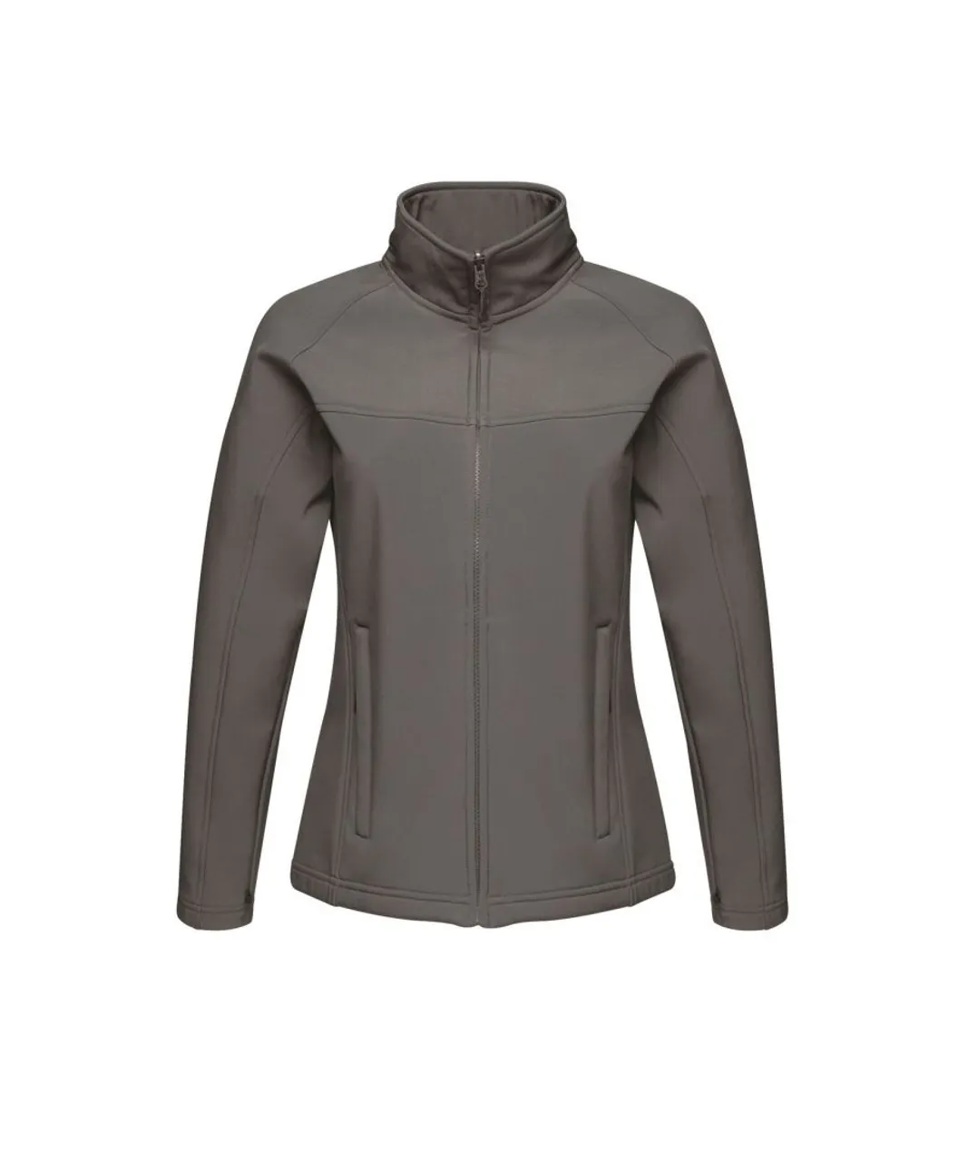 Regatta Womens Ladies Uproar Softshell Wind Resistant Jacket - Grey