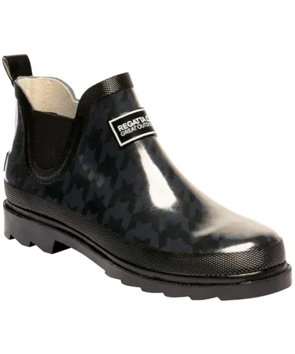 Regatta Womens Lady Harper Welly Ankle Height Boots - Black