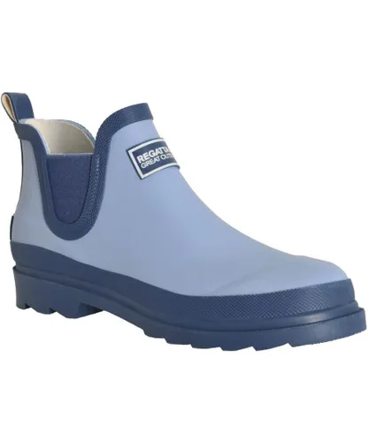 Regatta Womens Lady Harper Welly Ankle Height Boots - Blue