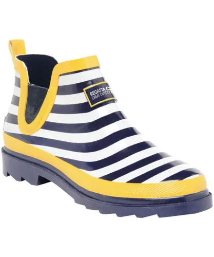 Regatta Womens Lady Harper Welly Ankle Height Boots - Yellow Rubber