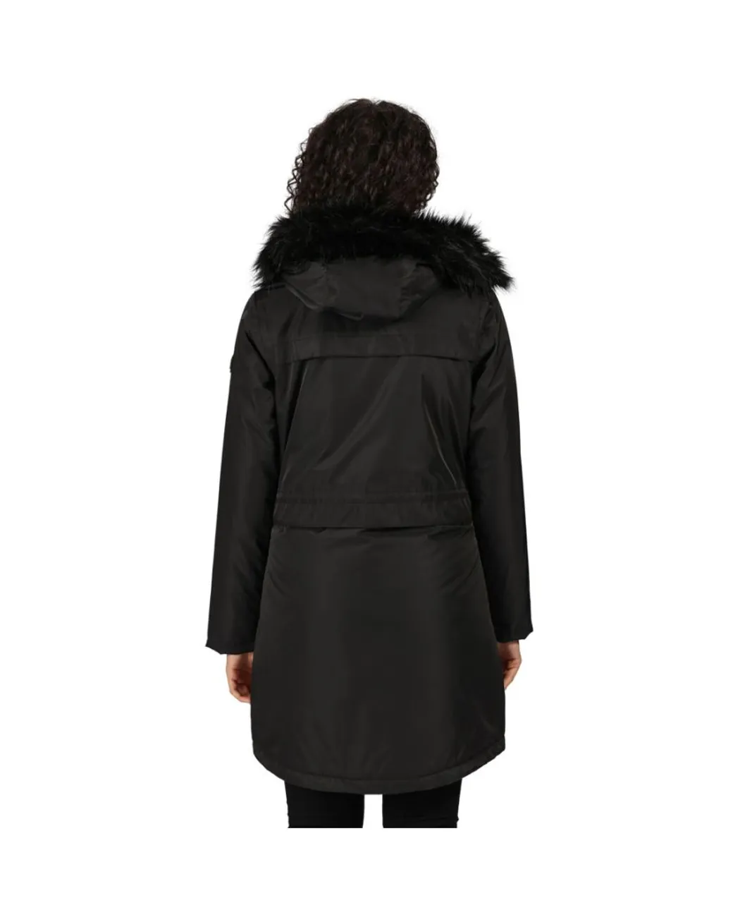 Regatta Womens Lexis Waterproof Insulated Parka Coat Jacket - Black