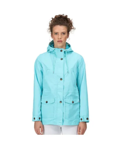 Regatta Womens Nahla Waterproof Durable Breathable Coat - Blue