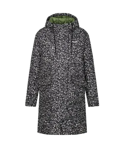 Regatta Womens Orla Quilted Padded Hooded Jacket Coat - Black