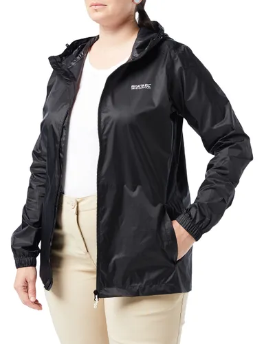Regatta Womens Pack It III Waterproof Jacket Black L