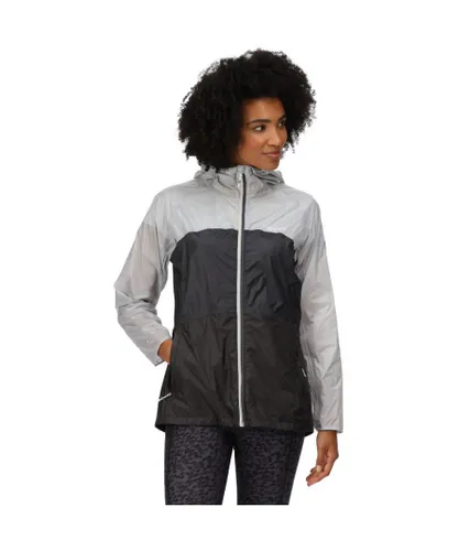 Regatta Womens Pack It Pro Waterproof Breathable Coat - Grey Polyamide