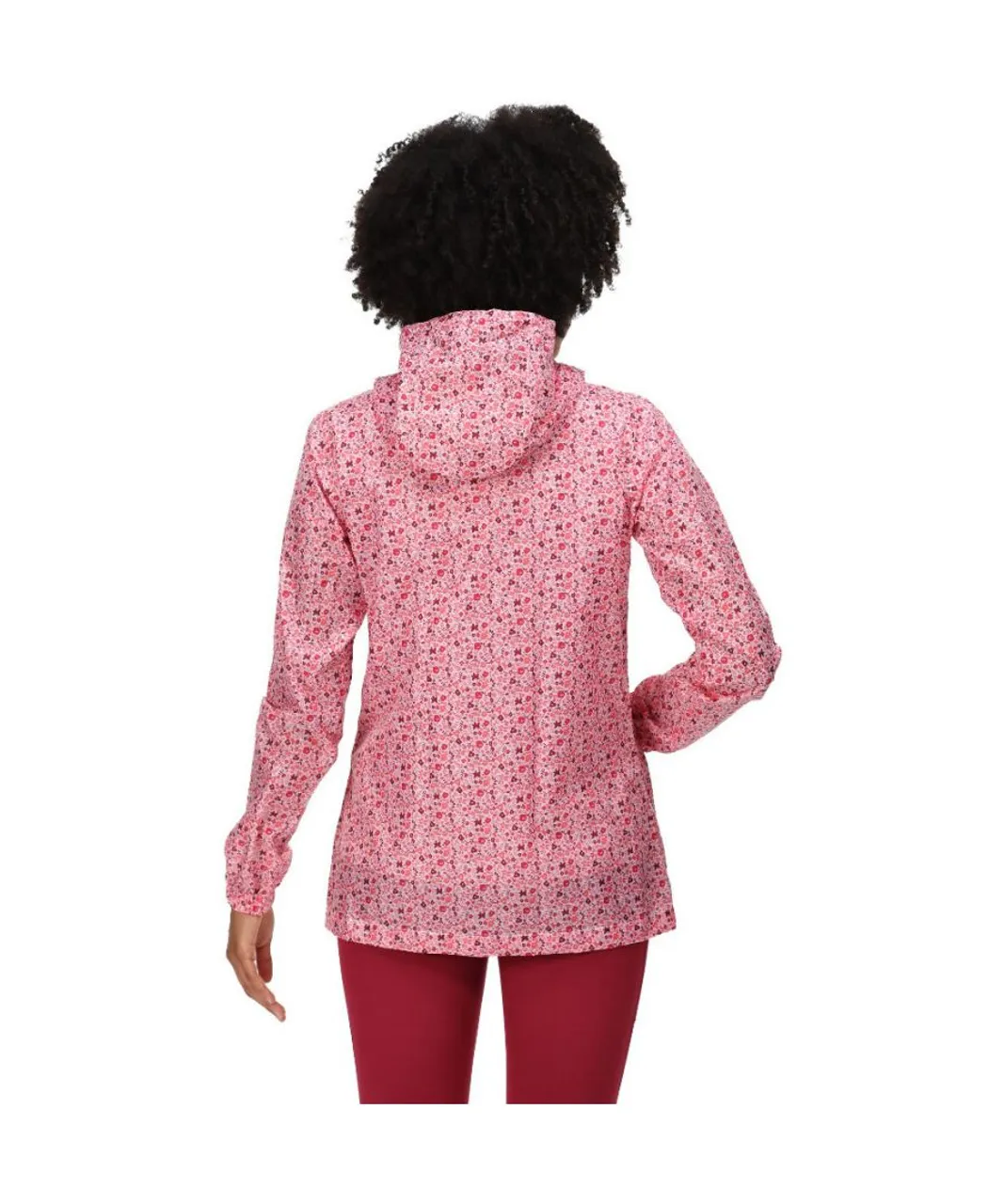 Regatta Womens Printed Pack It Waterproof Packable Jacket - Pink