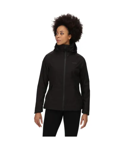 Regatta Womens Rolton Waterproof Durable Breathable Coat - Black