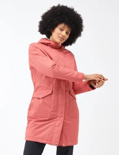 Regatta Womens Romine Waterproof Hooded Parka Coat - 10 - Pink, Pink