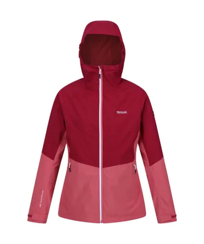 Regatta Womens Wentwood VIII Waterproof Hooded Jacket Coat - Red