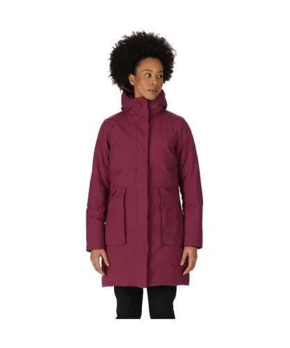 Regatta Womens Yewbank II Waterproof Breathable Parka Coat - Purple
