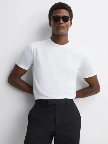 Reiss Capri Slim Fit T-Shirt - White - Male