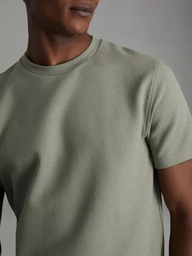 Reiss Cooper Cotton Blend T-Shirt - Pistachio - Male