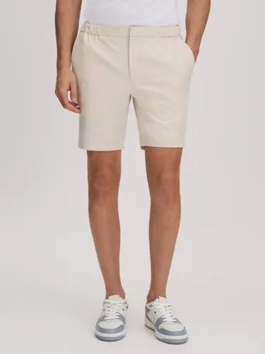 Reiss Deck Drawcord Slim Fit Shorts - Stone - Male