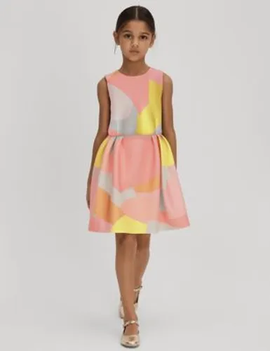 Reiss Girls Abstract Print Occasion Dress (4-14 Yrs) - 12-13 - Multi, Multi