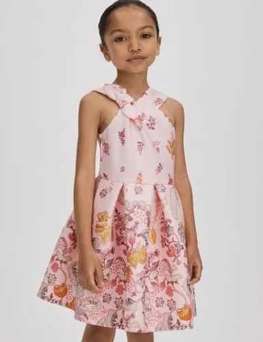 Reiss Girls Floral Occasion Dress (4-14 Yrs) - 13-14 - Pink, Pink