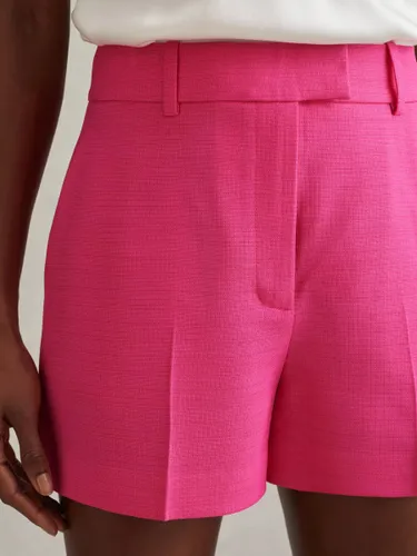 Reiss Hewey Tailored Shorts, Pink - Pink - Female