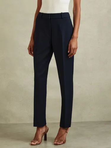 Reiss Petite Gabi Slim Fit Suit Trousers - Navy - Female