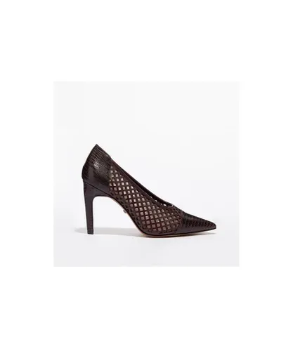 Reiss Womenss Colver Court Shoes in Purple
