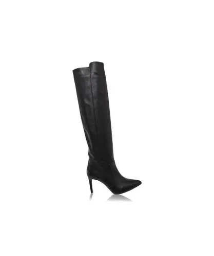 Reiss Womenss Zinnia Boots in Black Leather