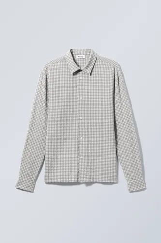 Relaxed Cotton Shirt - Grey