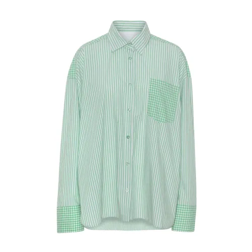 Remain Birger Christensen , Shirt ,Green female, Sizes:
