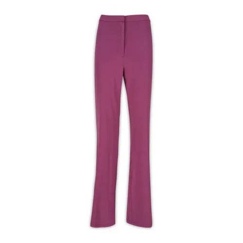 Remain Birger Christensen , Straight Trousers ,Purple female, Sizes: