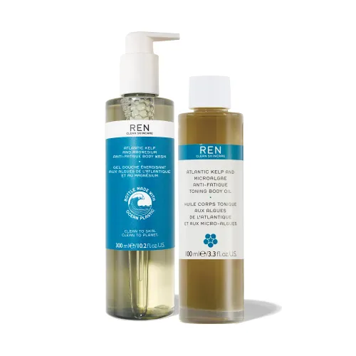 REN Clean Skincare Body Wash and Oil Duo | Energising |