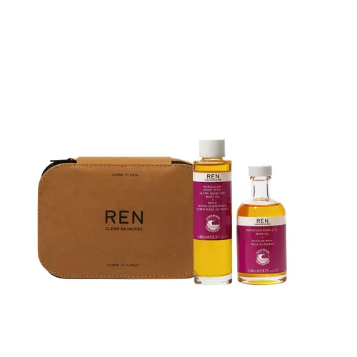 REN Clean Skincare Exclusive Moroccan Rose-Infused Bath Duo