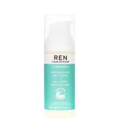 REN Clean Skincare Face ClearCalm 3 Replenishing Gel Cream For Blemish Prone Skin 50ml / 1.7 fl.oz.
