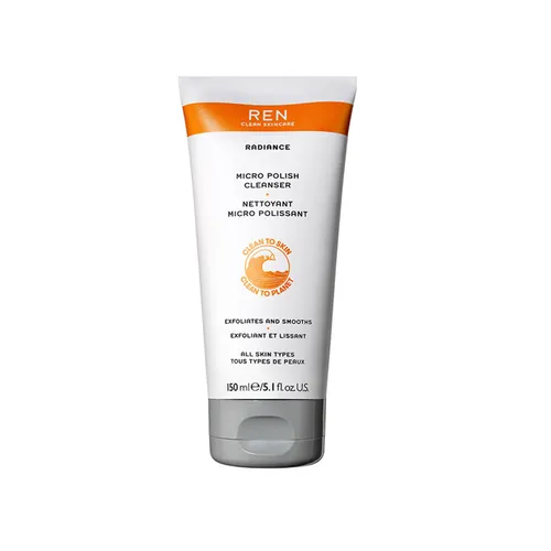 REN Clean Skincare Micro Polish Cleanser 150ml (Packaging