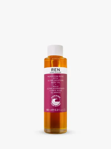REN Clean Skincare Moroccan Rose Otto Ultra-Moisture Body Oil, 100ml - Unisex - Size: 100ml