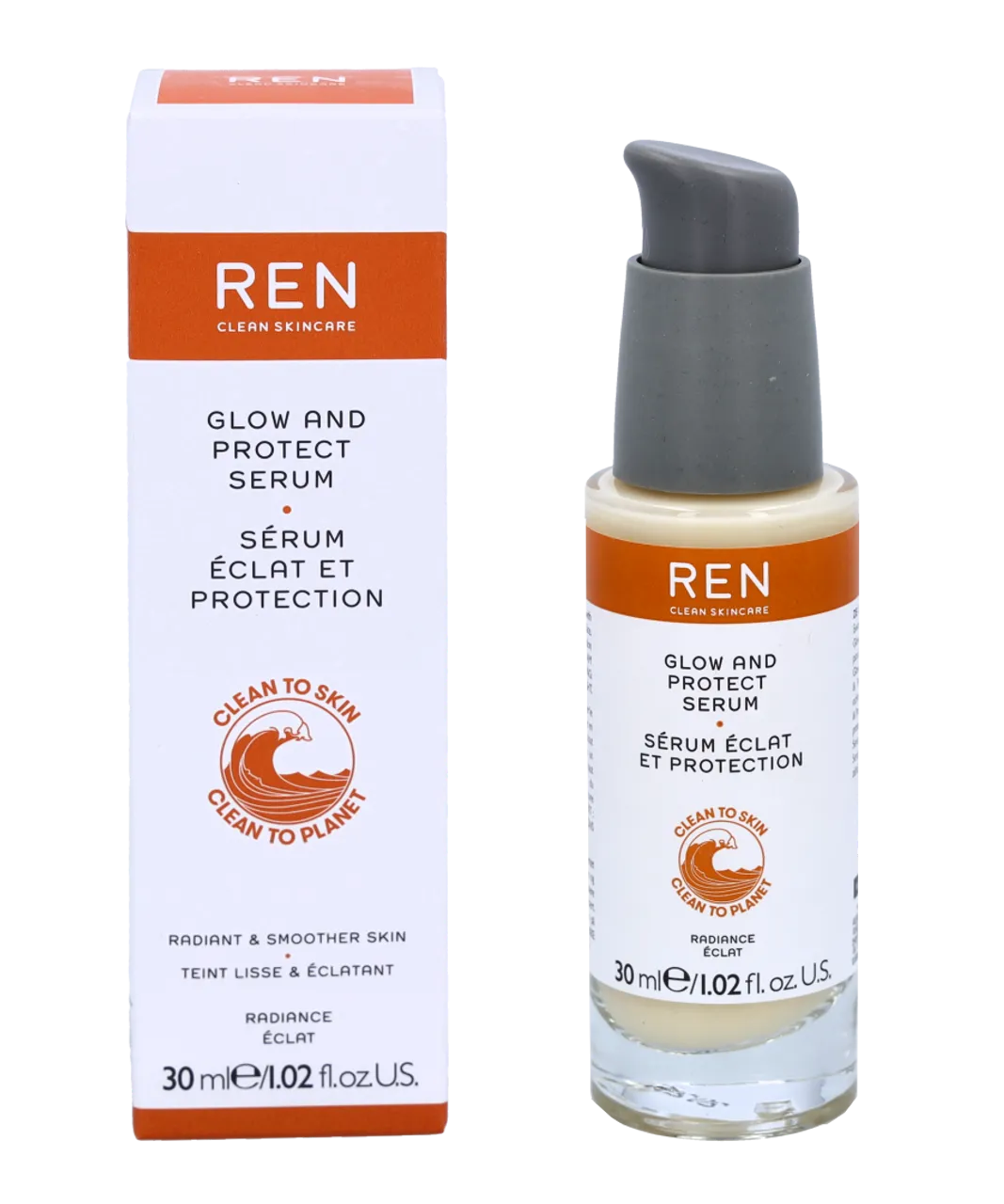 Ren Unisex Glow & Protect Serum 30 ml - NA - One Size
