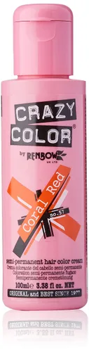Renbow Crazy Color Semi Permanent Hair Color Cream Coral