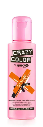 Renbow Crazy Color Semi Permanent Hair Color Cream Orange