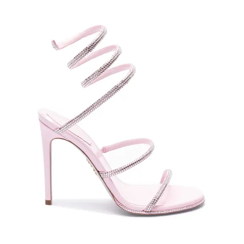 René Caovilla , High Heel Sandals ,Pink female, Sizes: