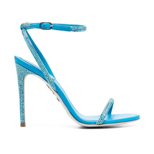 René Caovilla , RE Caovilla Sandals Blue ,Blue female, Sizes: