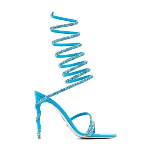 René Caovilla , Rene Caovilla Sandals Clear Blue ,Blue female, Sizes: