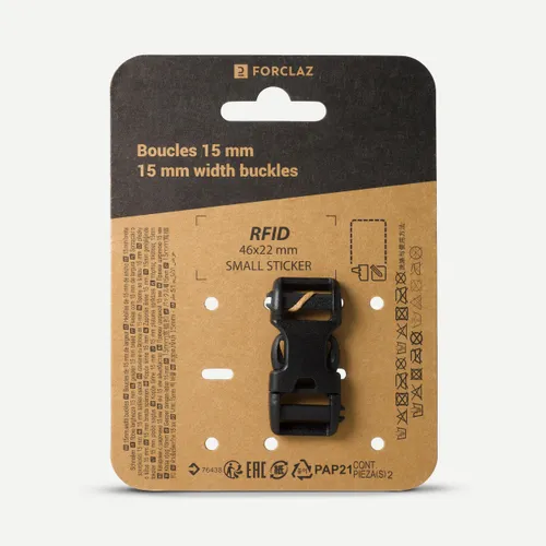 Replacement Double Pin Lock Buckle For Backpack Strap 15mm