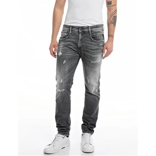 Replay Anbass Slim Jeans - Grey