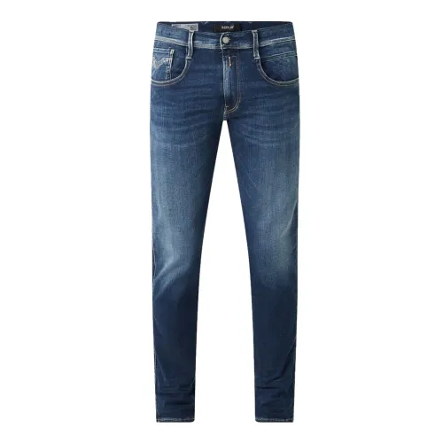 Replay , Dark Blue Denim Jeans ,Blue male, Sizes: