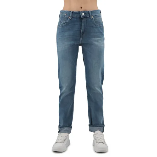 Replay , Denim Marty Slim Boyfit Jeans ,Blue female, Sizes: