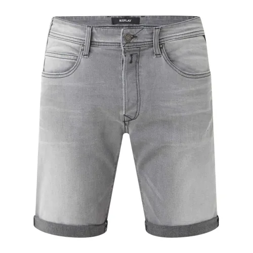 Replay , Grey Shorts ,Gray male, Sizes: