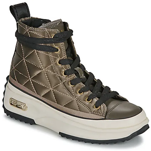 Replay  GWV1H.C0019T039  women's Shoes (High-top Trainers) in Kaki