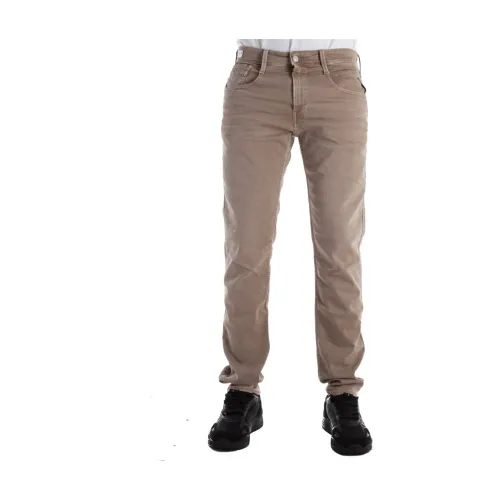 Replay , Jeans Slim FIT Anbass ,Beige male, Sizes:
