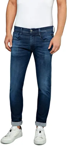 Replay Men's Anbass Slim-Fit Hyperflex Jeans with Stretch
