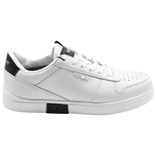 Replay , Polaris Court Sneakers White Black ,Multicolor male, Sizes: