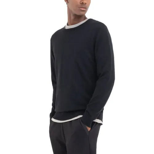 Replay , Regular Fit Black Shirt ,Black male, Sizes: